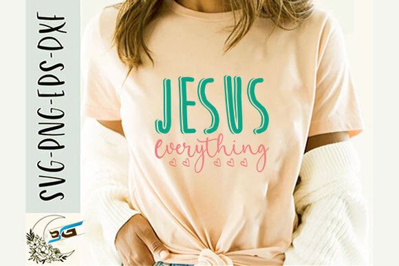 Christmas T-shirt Design, Jesus Everythi Review