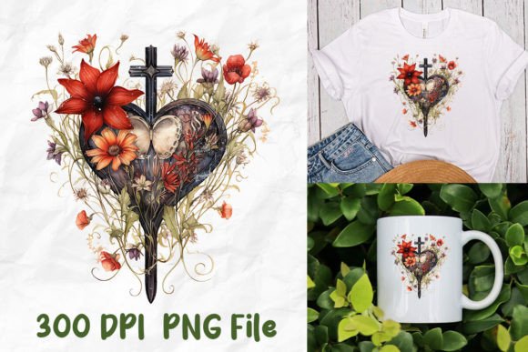 Jesus Christ Vintage Wild Flowers Bundle: T-Shirt Design Review