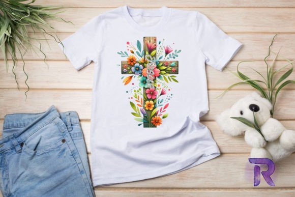 Jesus Cross Floral Sublimation T-Shirt Designs Review