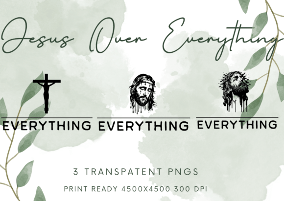 Jesus over Everything Design: A Designer's Review of This T-Shirt Asset