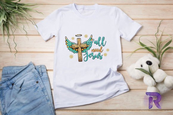 Y'all Need Jesus PNG: T-Shirt Designs for Branding